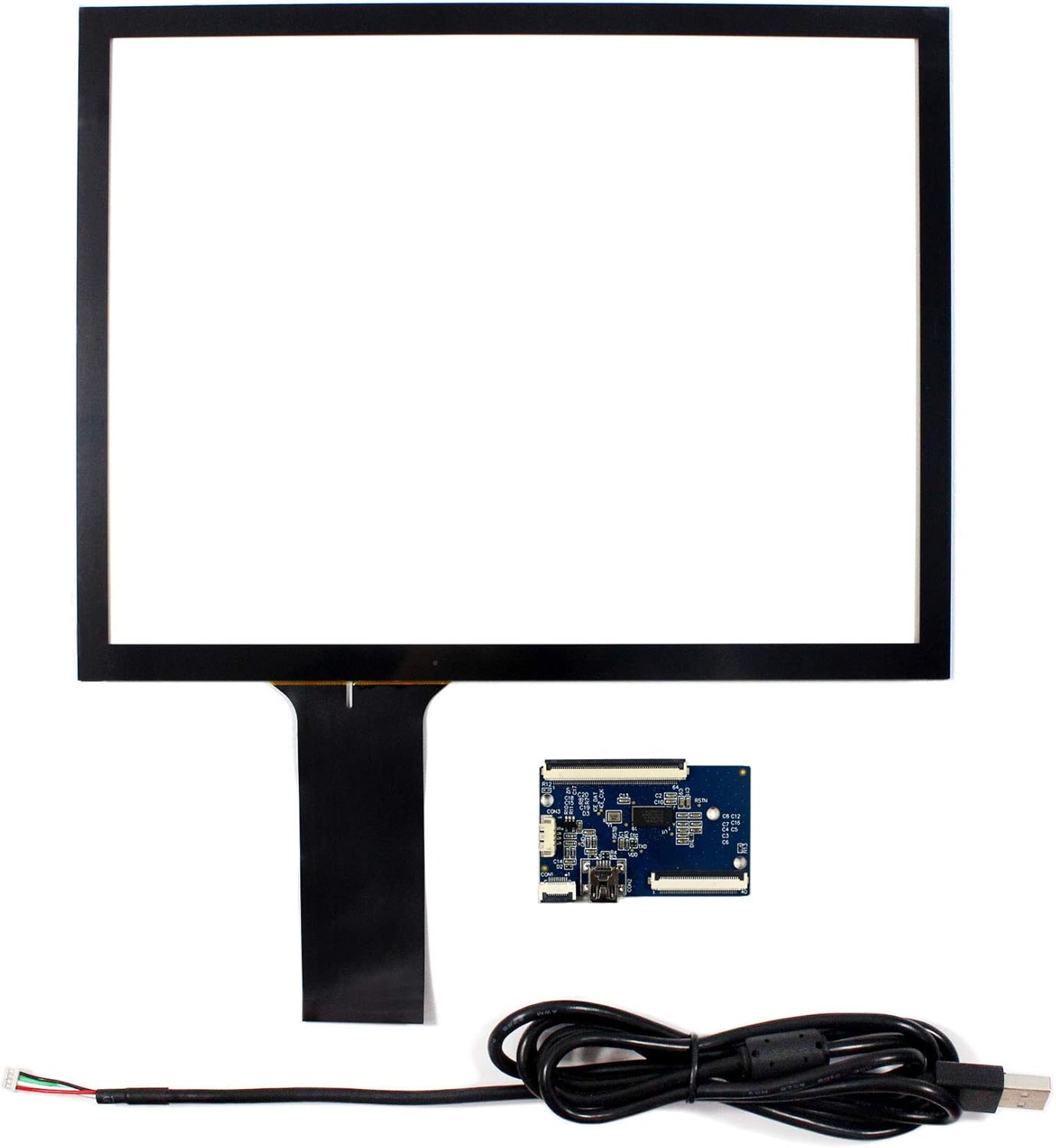 VSDISPLAY 10.4" Capacitive Touch Screen with USB Controller for 10.4 inch 800x600 1024x768 4:3 LCD Screen