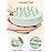 HEETA Hair Scalp Massager for Hair Growth, Shampoo Brush, Scalp Scrubber Exfoliator with Soft Silicone Bristles for Dandruff Removal to Relieve Stress, Wet Dry Use Updated Material, Green