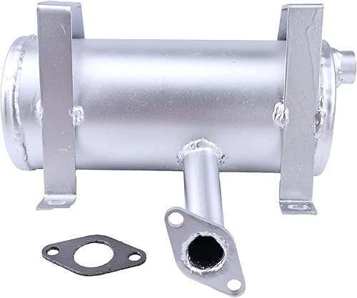 Miniatura 3 de JZGRDN Silenciador AM122848 M92365 compatible con tractores de césped John Deere LTR166 LT155 LTR155 LT150 LT133