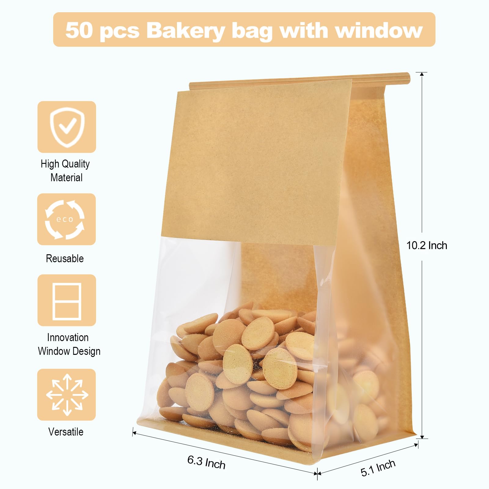 Funcoo Pastry Bag