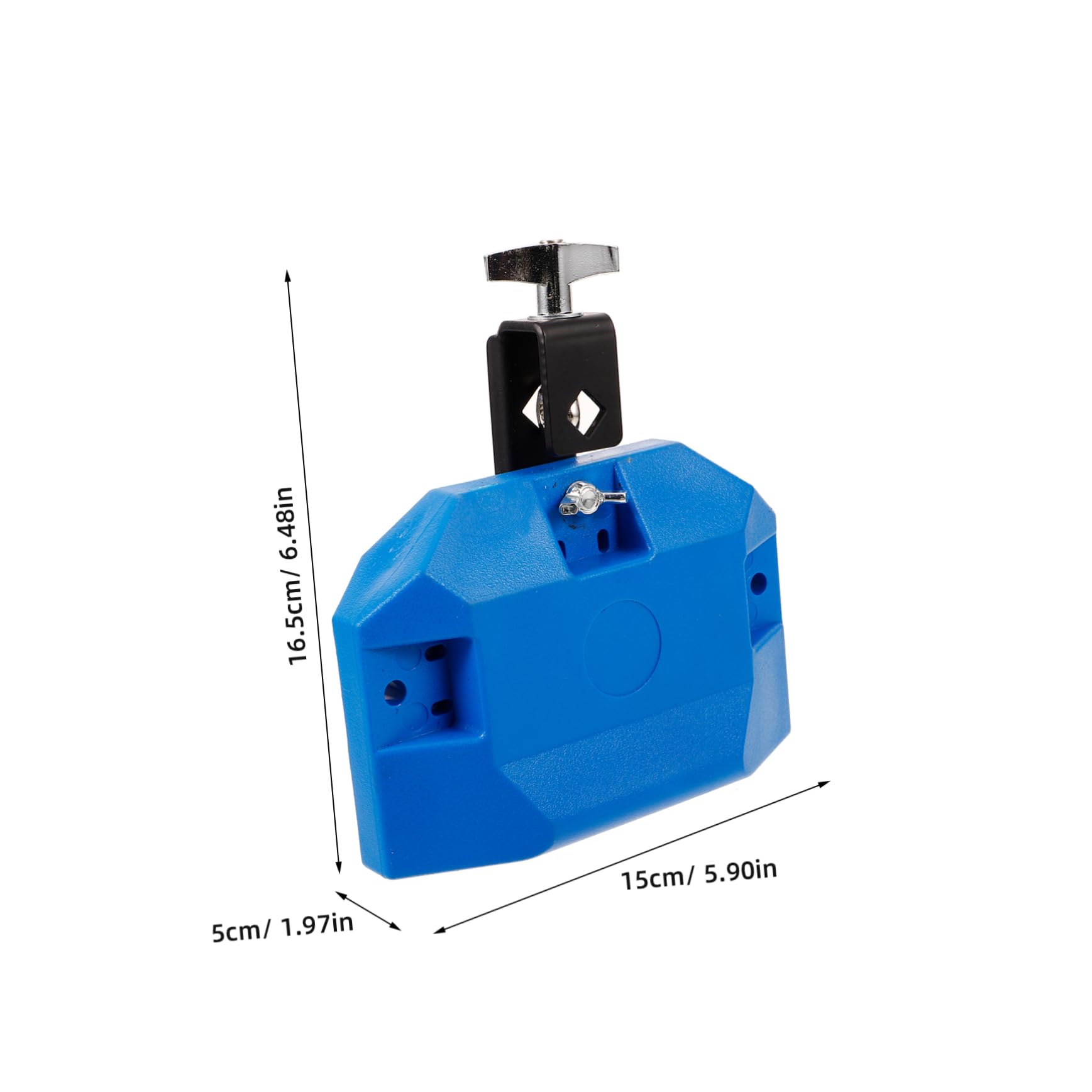 Toddmomy Portable Pink Cowbell for Drums Music Instrument Accessory Practice Percussion Bell for Band