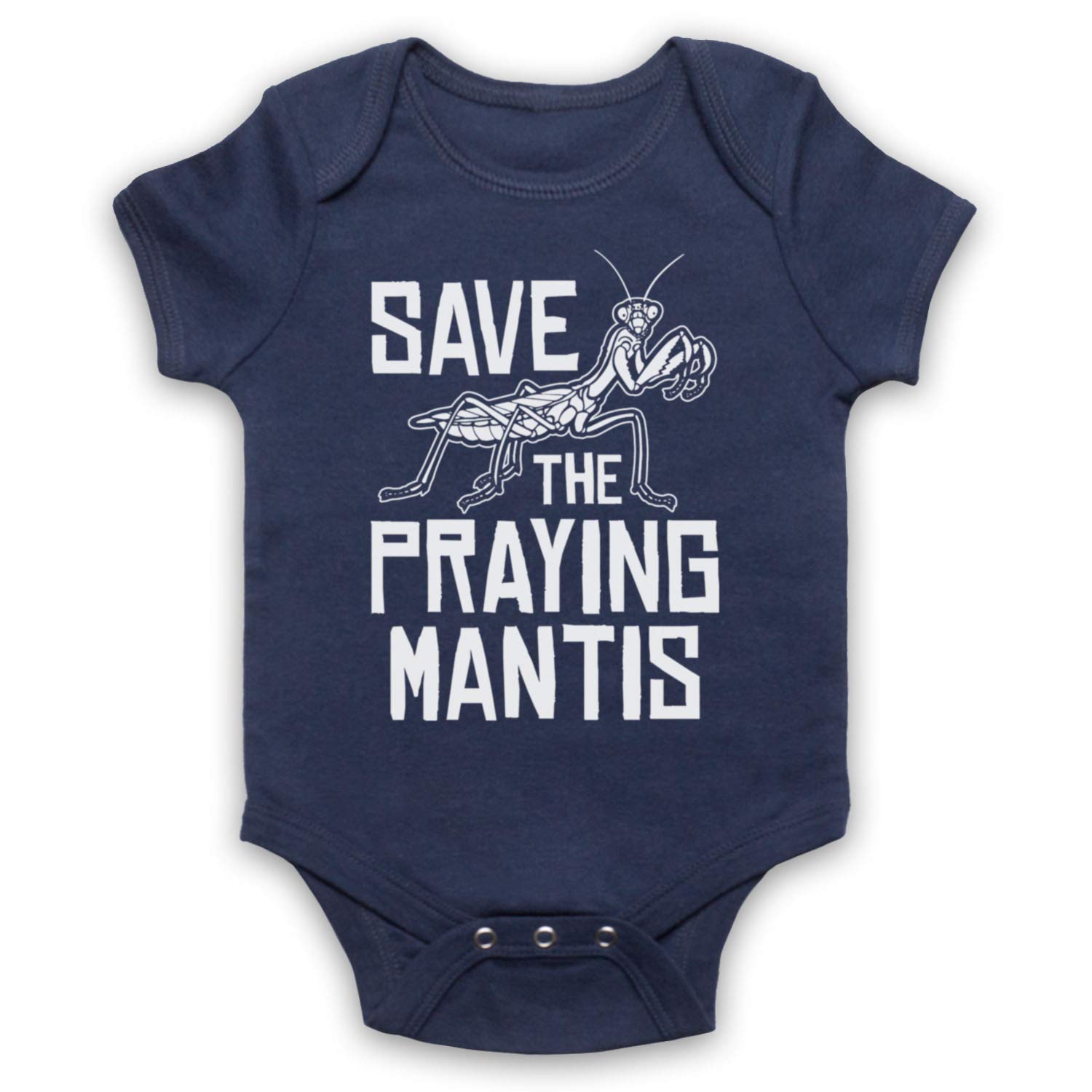 Barboteuse bébé slogan Save The Praying Mantis une idée cadeau de naissance originale - 2