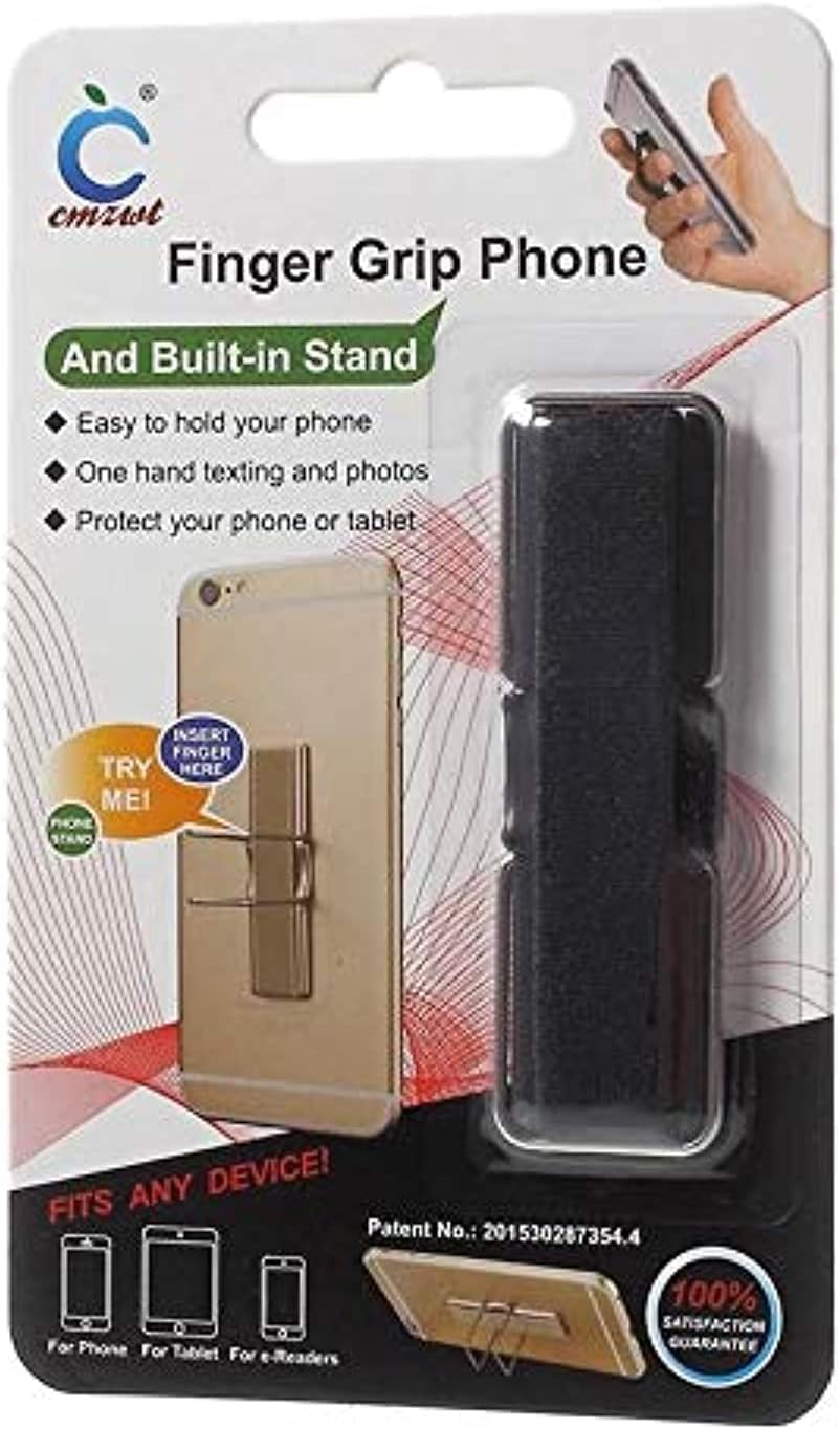 Elastic Band Finger Grip Phone Holder with Stand