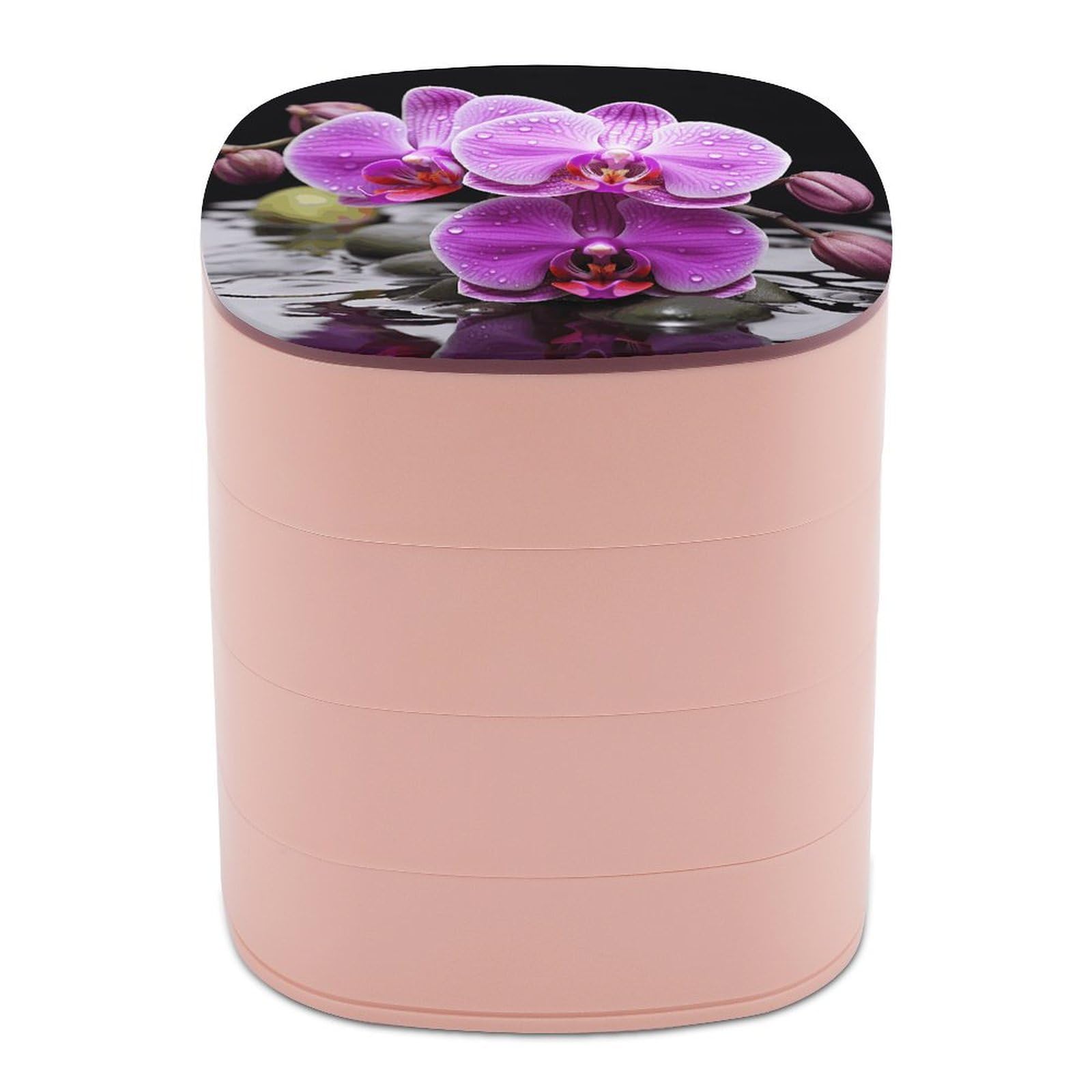 Boîte à bijoux pour coiffeuse fleurie afin d'organiser vos colliers