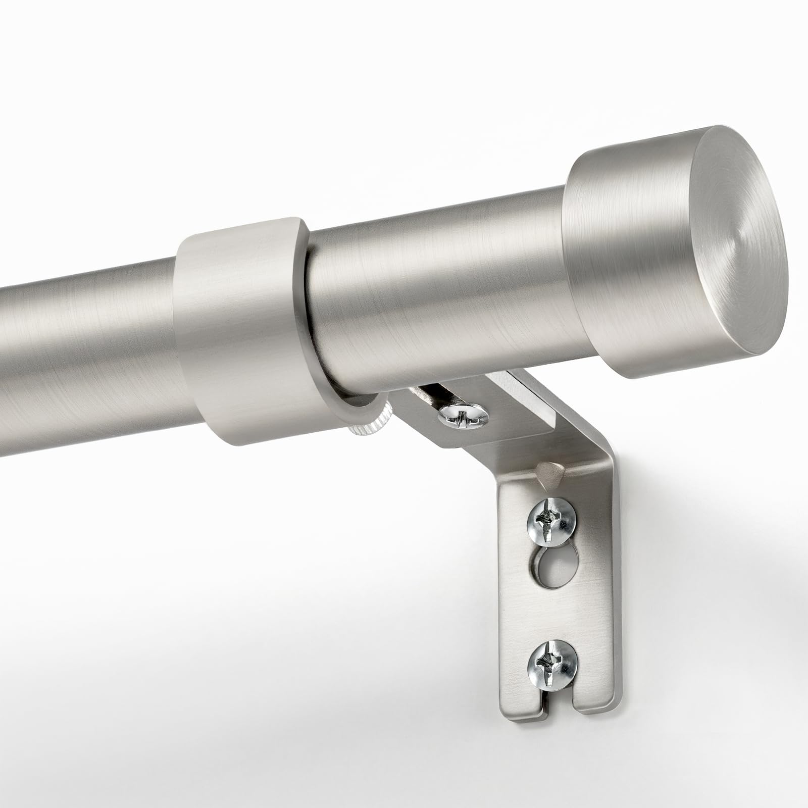 Gardinenstangen, 80 bis 305 cm Gardinenstange für Ösenvorhänge 25 mm Durchmesser Lange Gardinenstange Ausziehbar mit Halterung Dekorative Gardinenstange für Schlafzimmer, Wohnzimmer