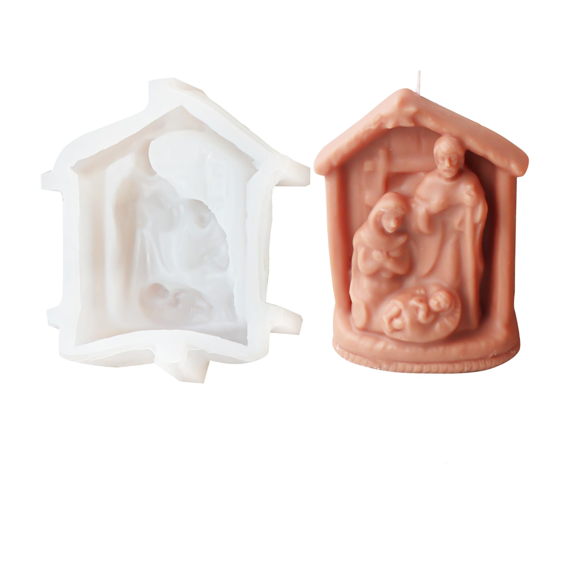 Moule silicone bougie cire soja gypse statue résine époxy