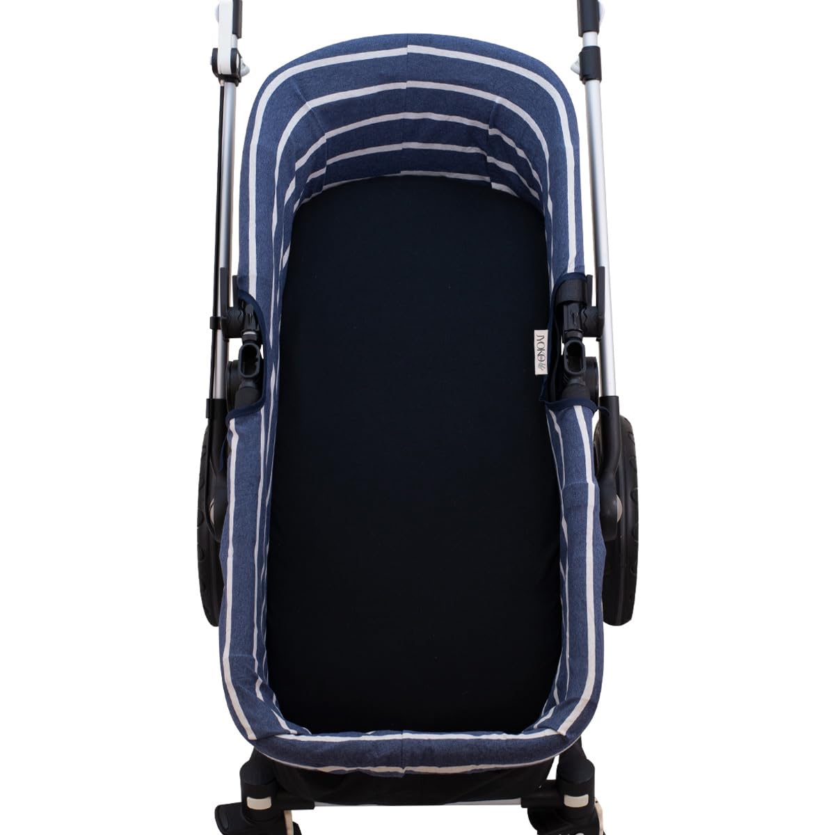 JYOKO KIDS Pokrowiec ochronny kompatybilny z fotelik dziecięcy do wózka dziecięcego (SAILOR STRIPES)