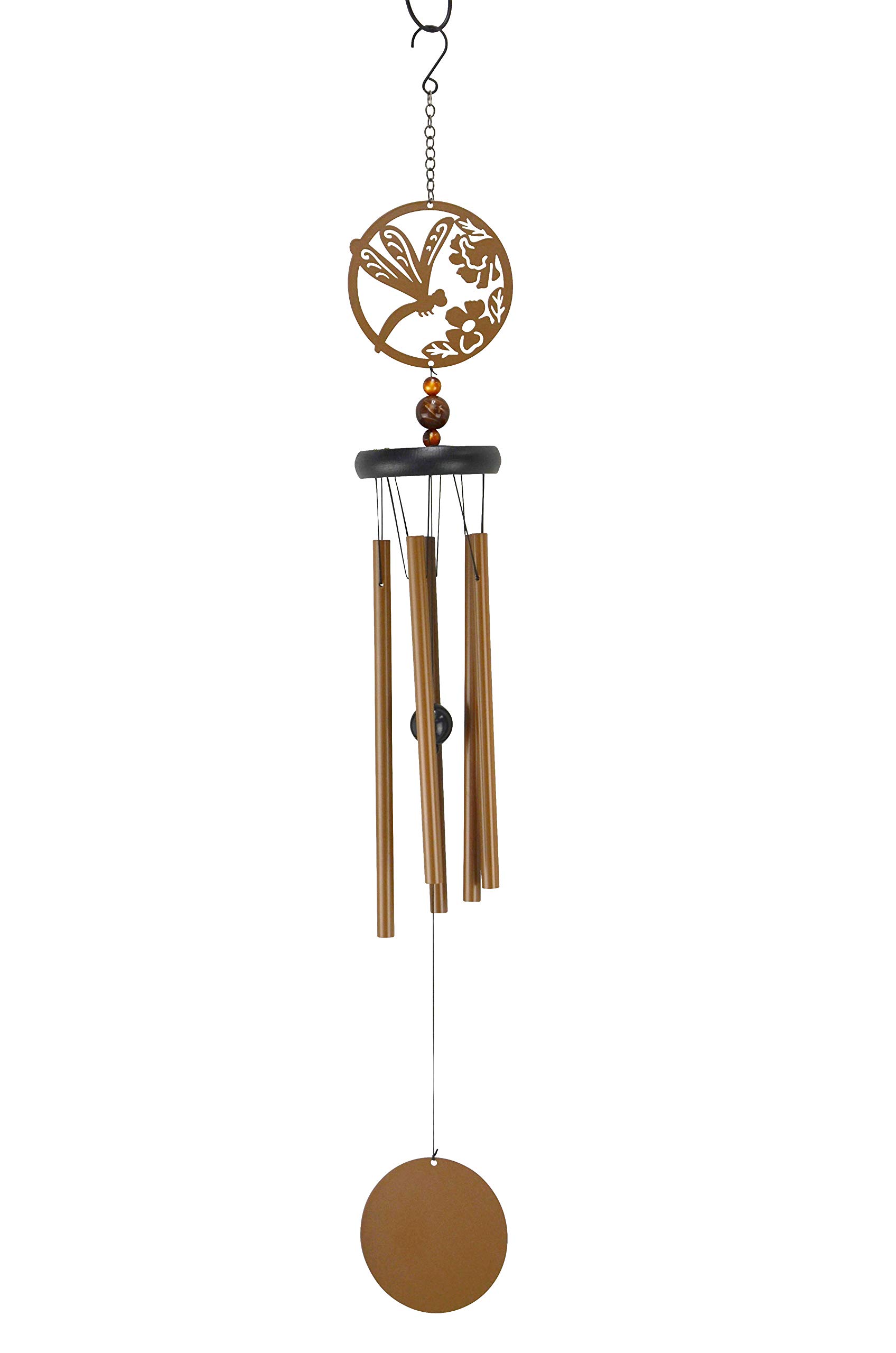 Red Carpet Studios10453 Bronze Shadow Wind Chime, Dragonfly