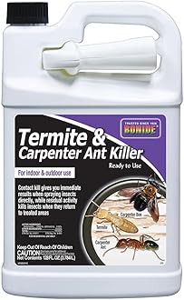 Bonide Termite & Carpenter Ant Killer, 128 oz Ready-to-Use Insect Killer Spray, Long Lasting Treatment for Lawn & Home