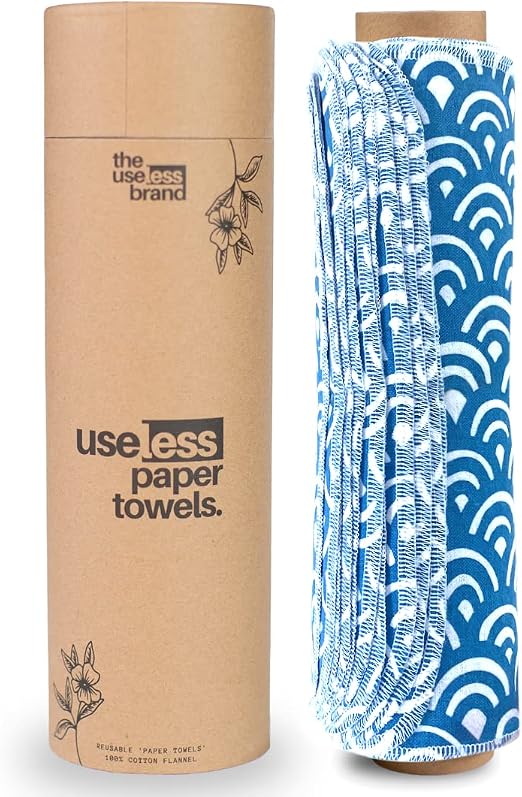 The Useless Brand Reusable Paper Towels Rolls