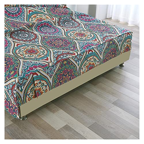 Juego de ropa de cama bohemio en algodón transpirable para noches sin sudor 5