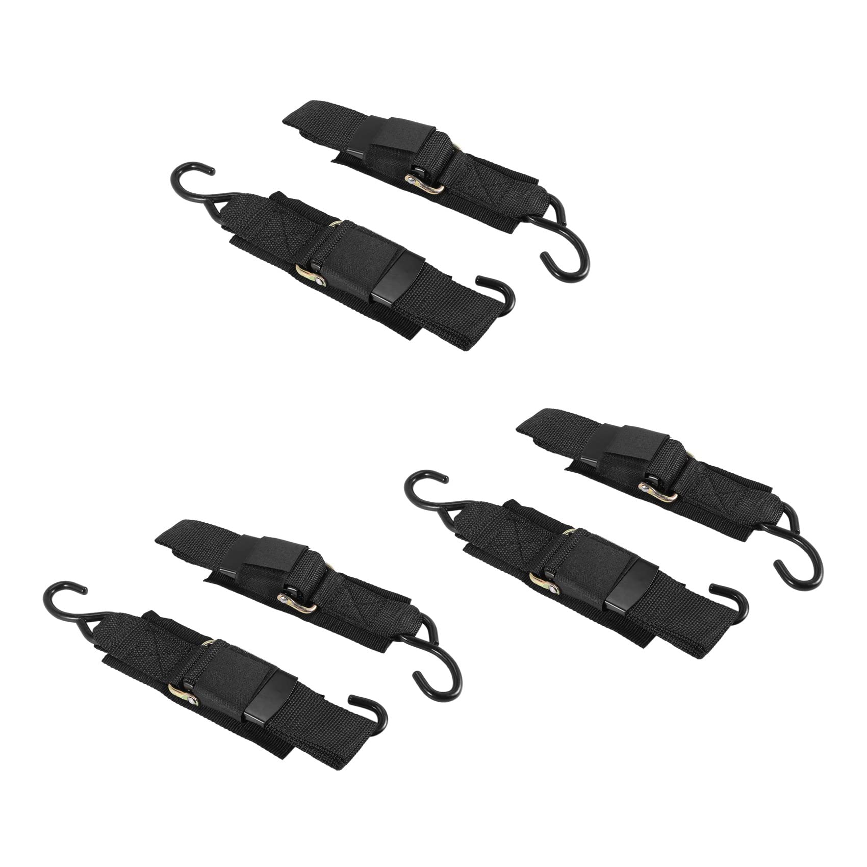 Bumdenuu 6X Boat Transom Tie Down Straps to Trailer Buckle Strap for Marine Jet PWC Trailers 2Inch x 4Feet,1200 LBS Capacity