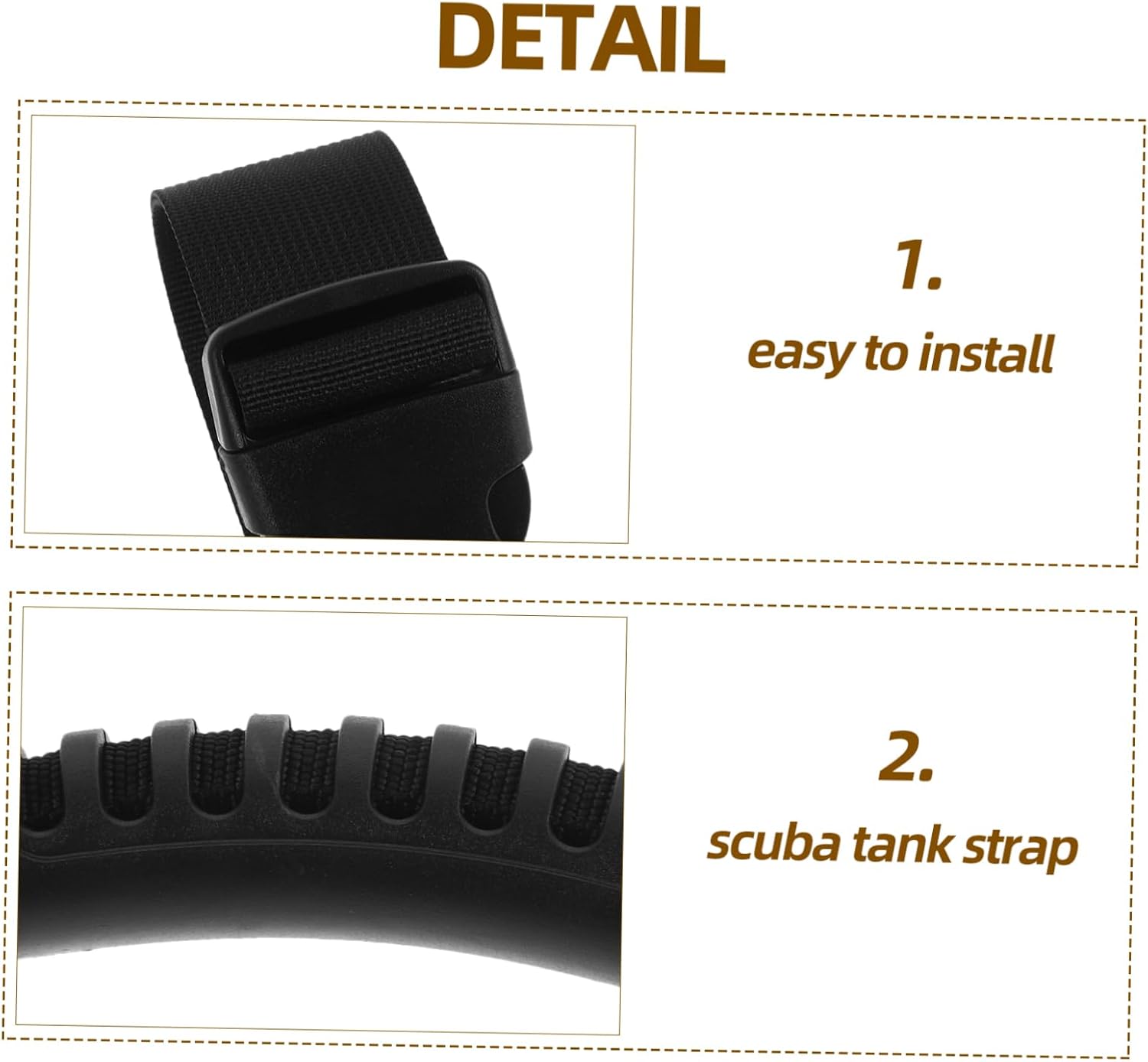 Scuba Diving Tank Carrier Strap with Handle Portable Oxygen Cylinder Holder for Various Underwater Activities Convenient and Versatile Scuba Tank Band