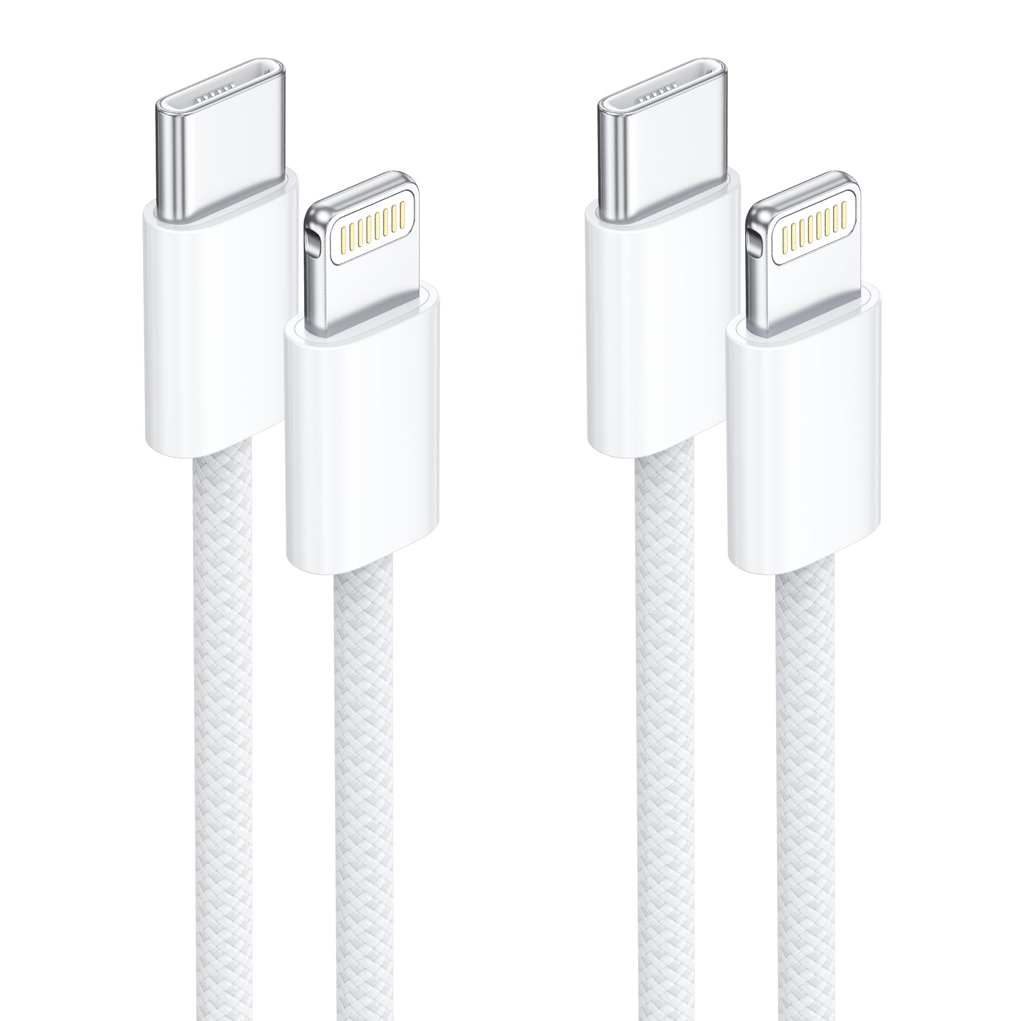 USB C Lightning Kabel 1M 2Pack Apple MFi Zertifiziert Ladekabel iPhone USBC