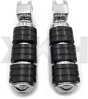 Vista 2 de XKH - Compatible con Stryker Virago 1100 750 V-Max V-Star 1100 650 Reposapiés delantero Chr [B00Y8SH63E]