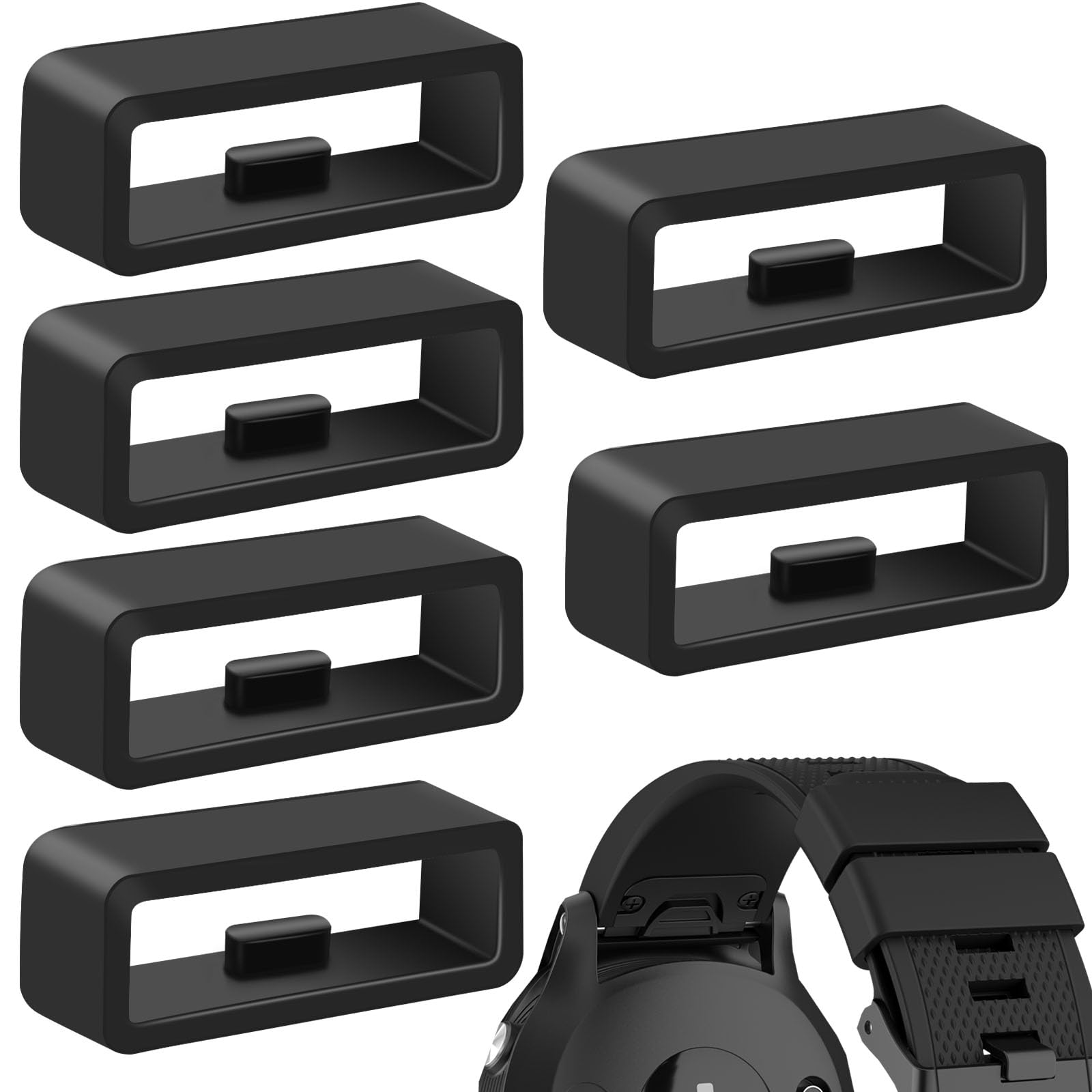 Fastener Rings Garmin Fenix Watch Band Keeper Pack Fastener Rings