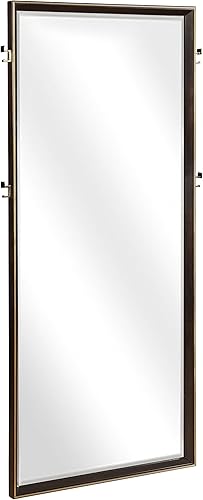 Coaster 215720 Ingerson - Espejo de suelo, pimienta ahumada