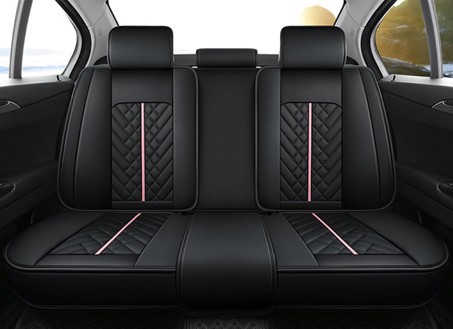 Car Seat Covers, Front Covers for Cars, Car Seat Cover Front Seats, | Car Seat Protector Waterproof, Leather Car Seat Cushion, Universal Interior Covers Seat Protectors