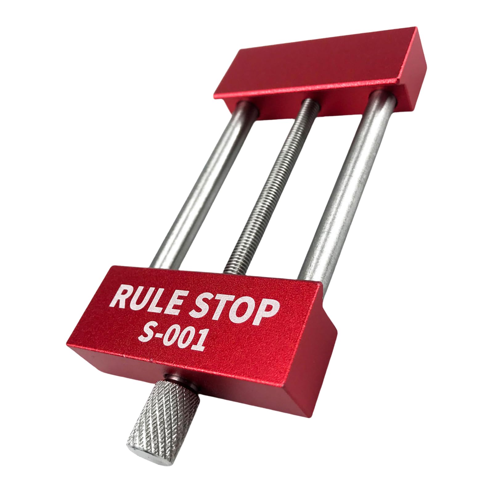 Tsophreniq Multifunctional Aluminum Rule Stop Woodworking Tool Steel Rule Positioning Block For Projects & Construction Woodworking Measuring Tool