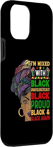 Miniatura 3 de iPhone 13 Pro Max Im Mixed With Unapologetically African Pride Black History Case