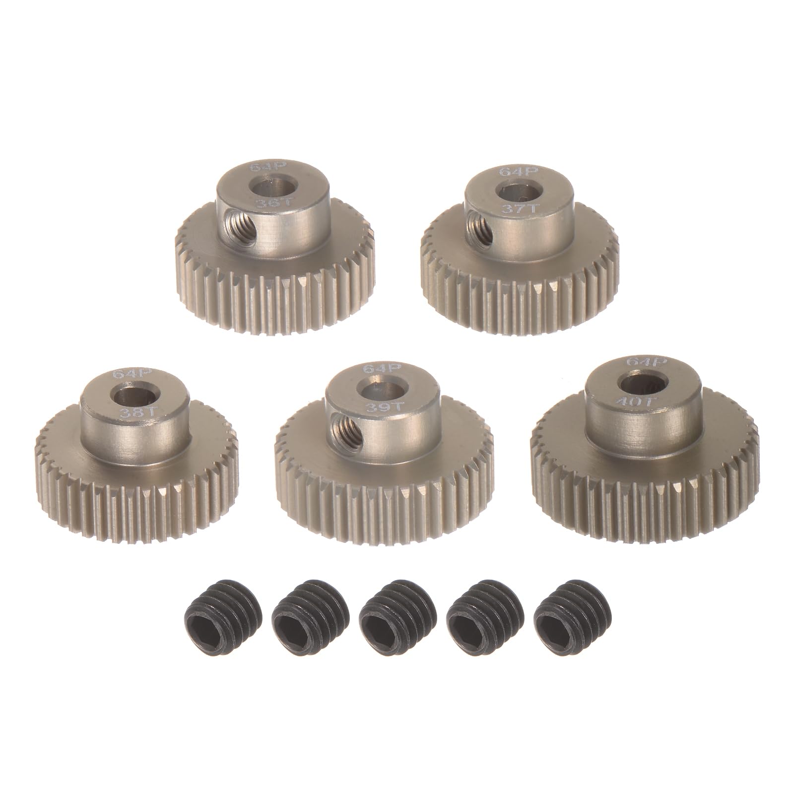 Amazon.com: uxcell 64P Pinion Gear Set 3.175mm (1/8