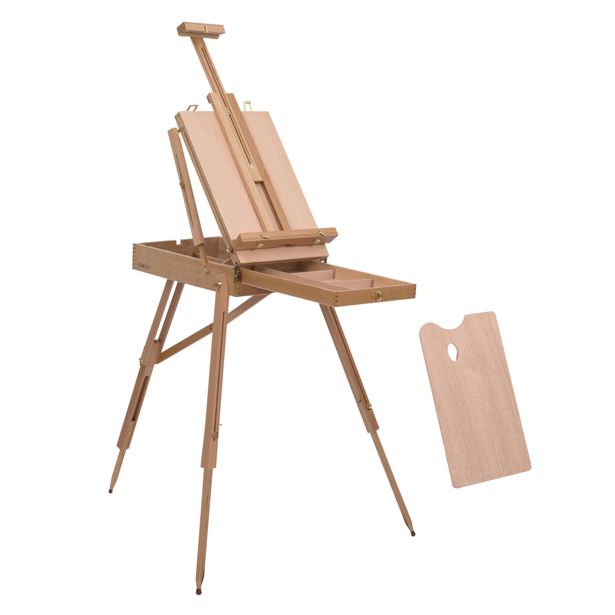 HOMCOM Folding Artist Easel with Adjustable Height