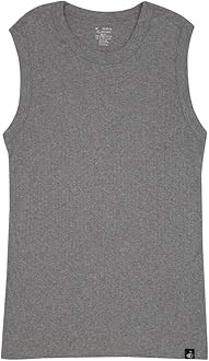 Jockey9930 Men's Super Combed Cotton Rib Solid Slim Fit Round Neck Muscle Vest