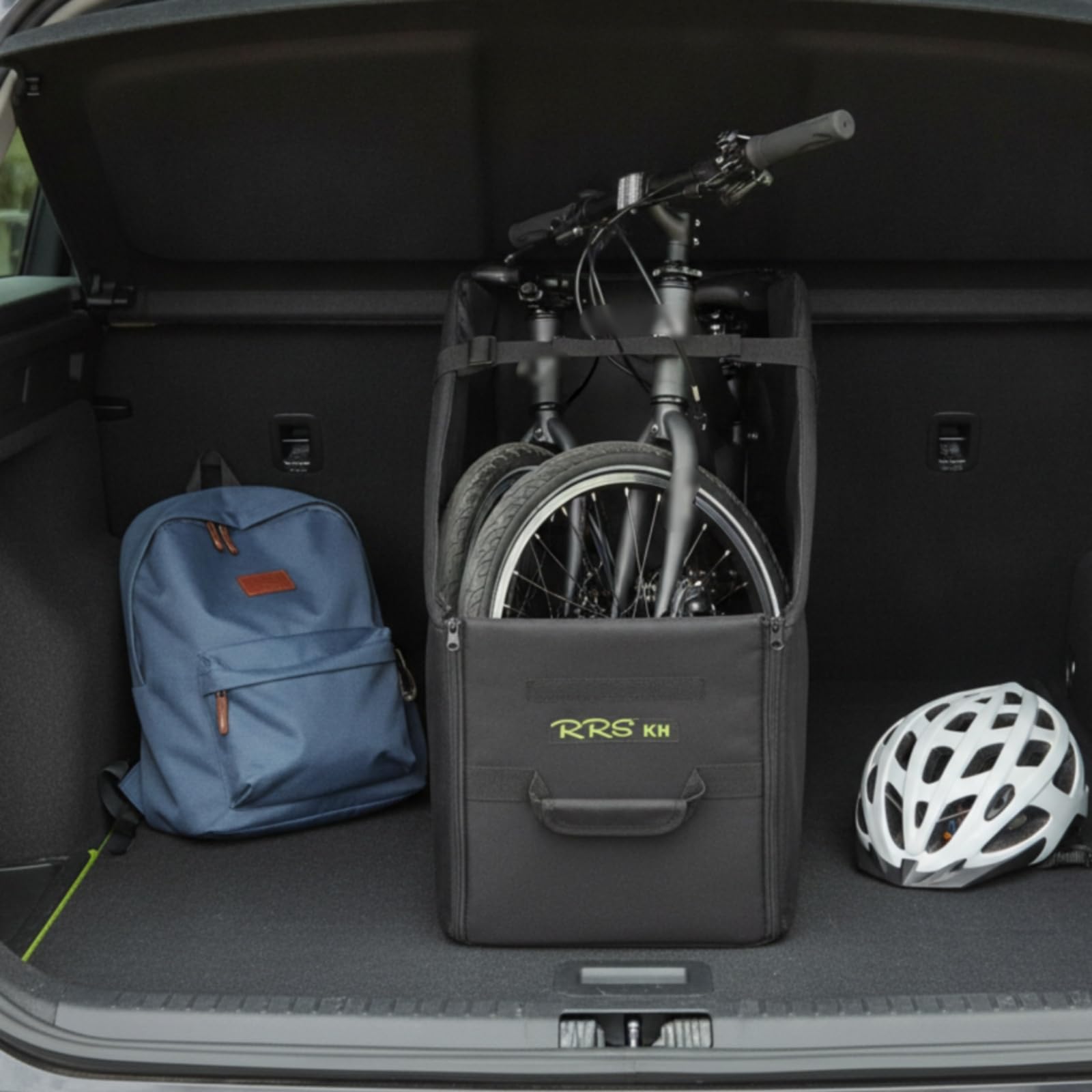 Faltfahrrad Tasche Faltrad Hülle Aufbewahrungstasche Transporttasche Abdeckung aus Robustem Oxfordgewebe mit , Faltfahrrad-Transporttasche Mit Staubschutz 14-16 Zoll