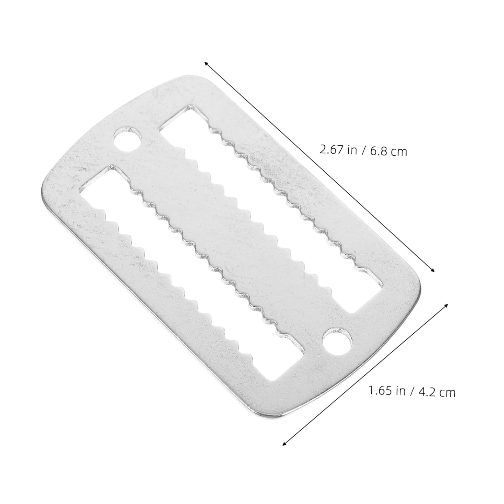 Yardwe Stainless Belt Buckle Diving Weight Belt Keeper for Scuba Gear Accessories