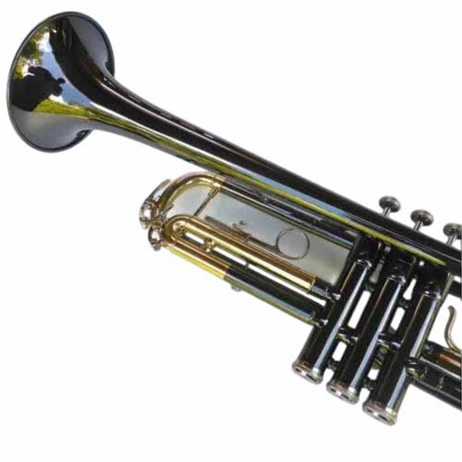 Instrumento De Viento Estándar De Latón Trompeta Sib Níquel Oscuro Instrumentos Musicales Profesionales Con Estuche Accesorios