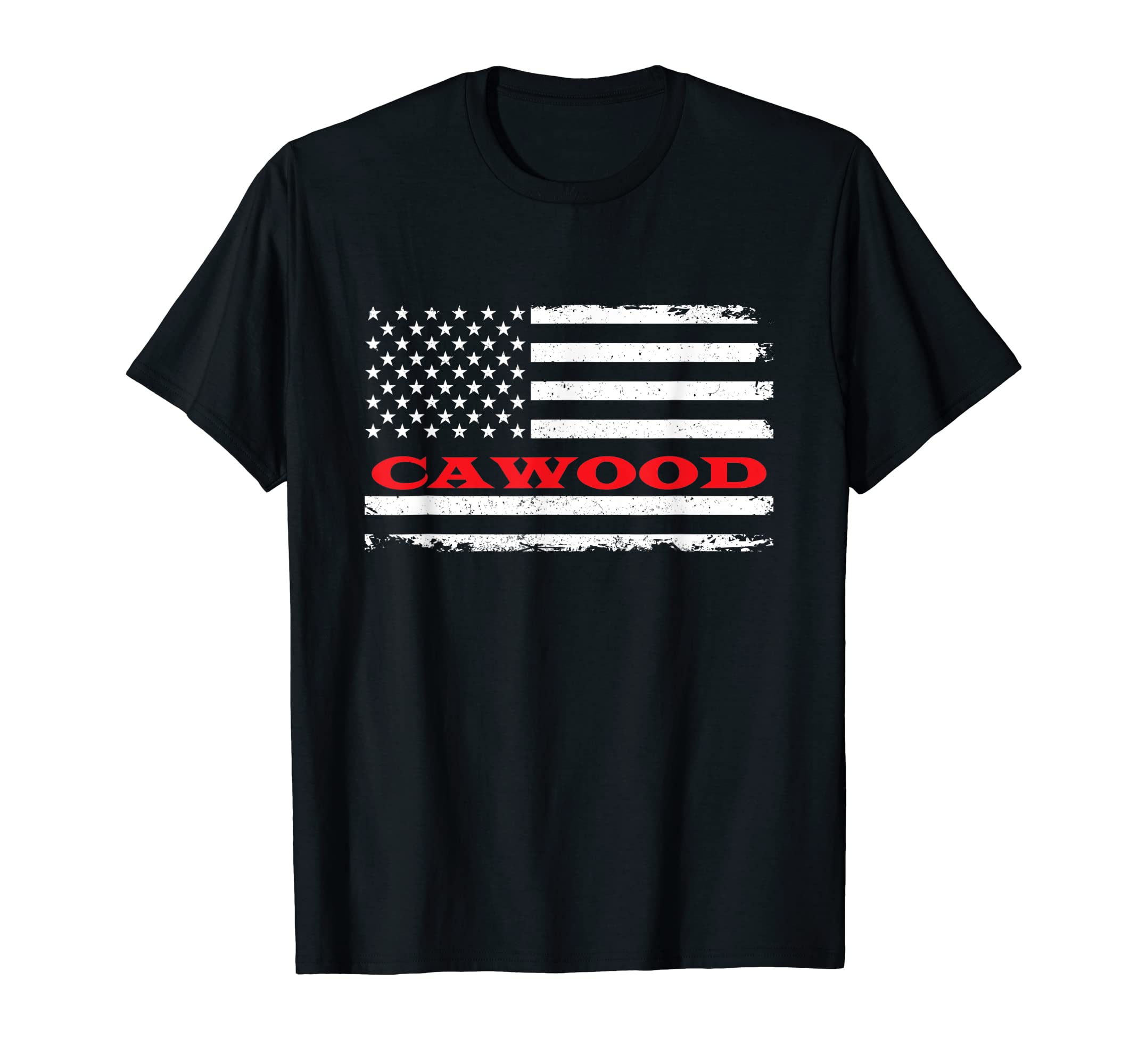 Kentucky American Flag Cawood USA Patriotic Souvenir T-Shirt