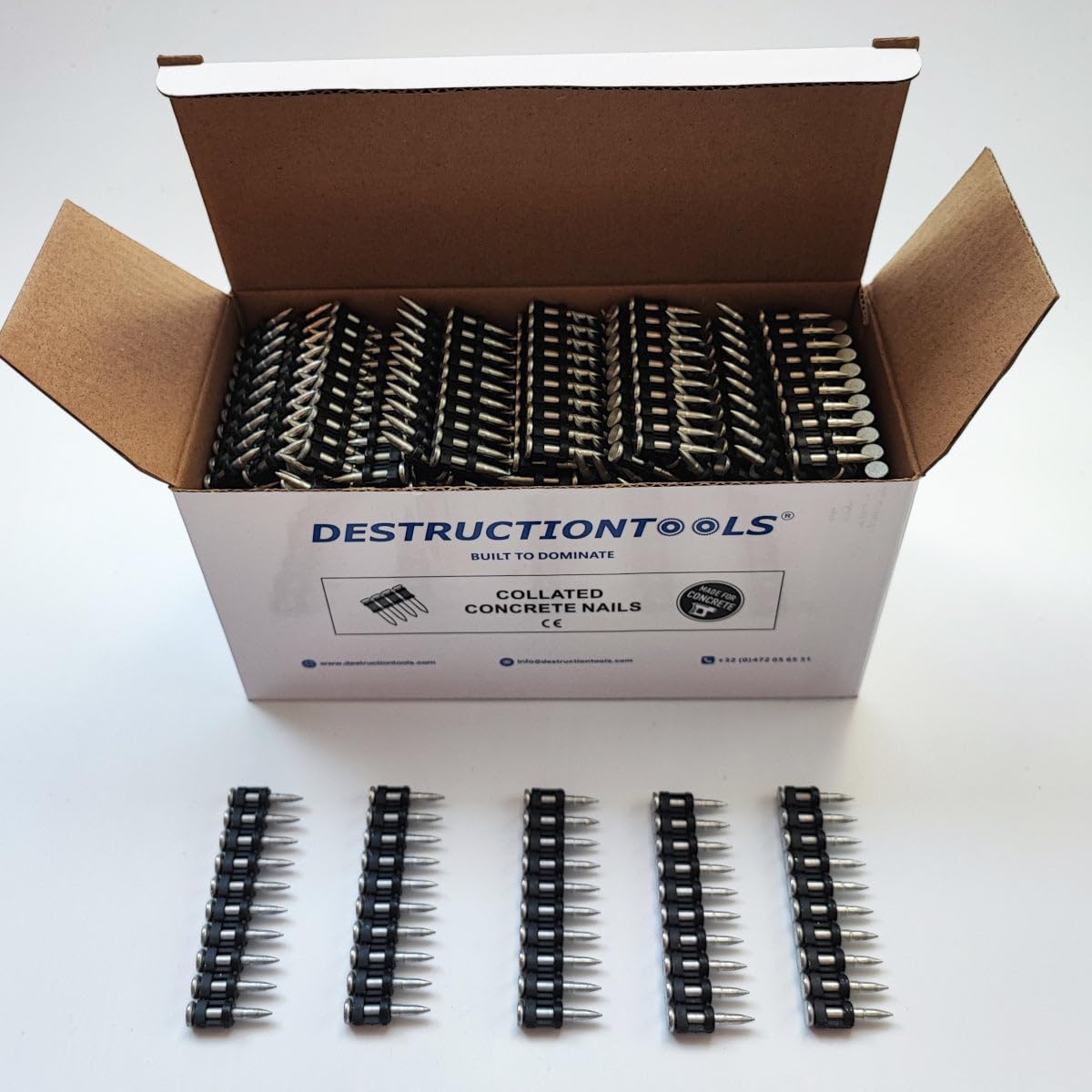 1000x Clous en bande 22mm - pour Spit Pulsa 700, 27, 40, 65 & 800 - HC6/22