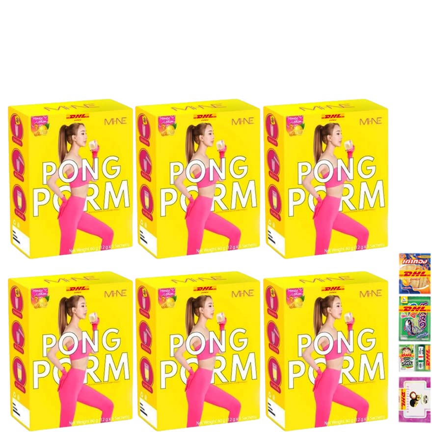Pong Porm Mymint Nara Anti Aging Firm Smooth Skin Refresh Good Shape EXPRESS 5 Sachets/Box DHL Set 6 Pcs A107 By Thaigiftshop [Get Free Tomato Facial Mask]