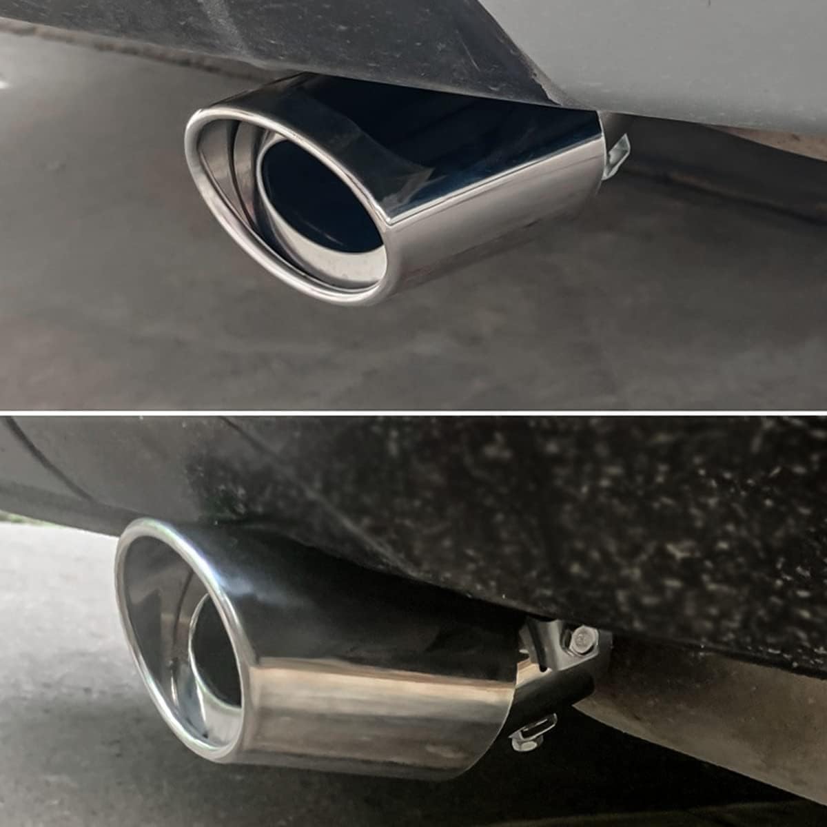 pour BMW 3 Series 320d E90 320i E90 325i E90 330d E90 330xd E90 Embout d'Échappement, Sortie d'Échappement en Acier Inoxydable, Canule de Silencieux Arrière, Accessoire de Tuning