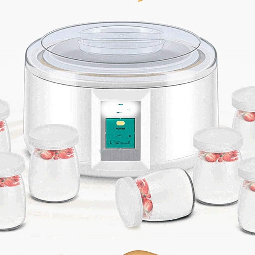 Automatic Electric Yogurt Maker Multifunction Stainless Steel Container Natto Rice Wine Machine Four Yoghurt Cups 1L (Color : A)