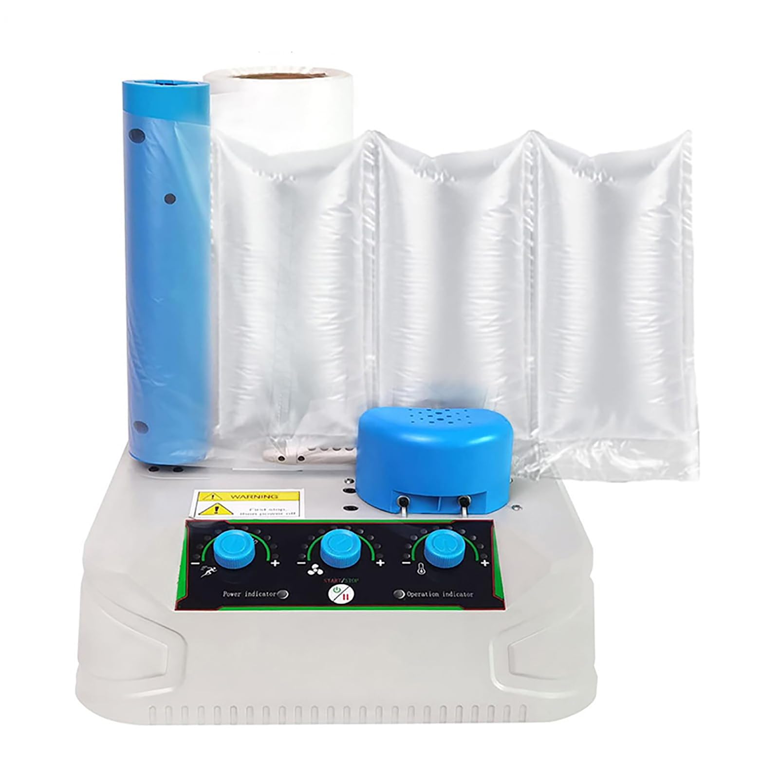 Máquina para almohadas de aire de 5-10 m/min e inflador de embalaje de burbujas portátil