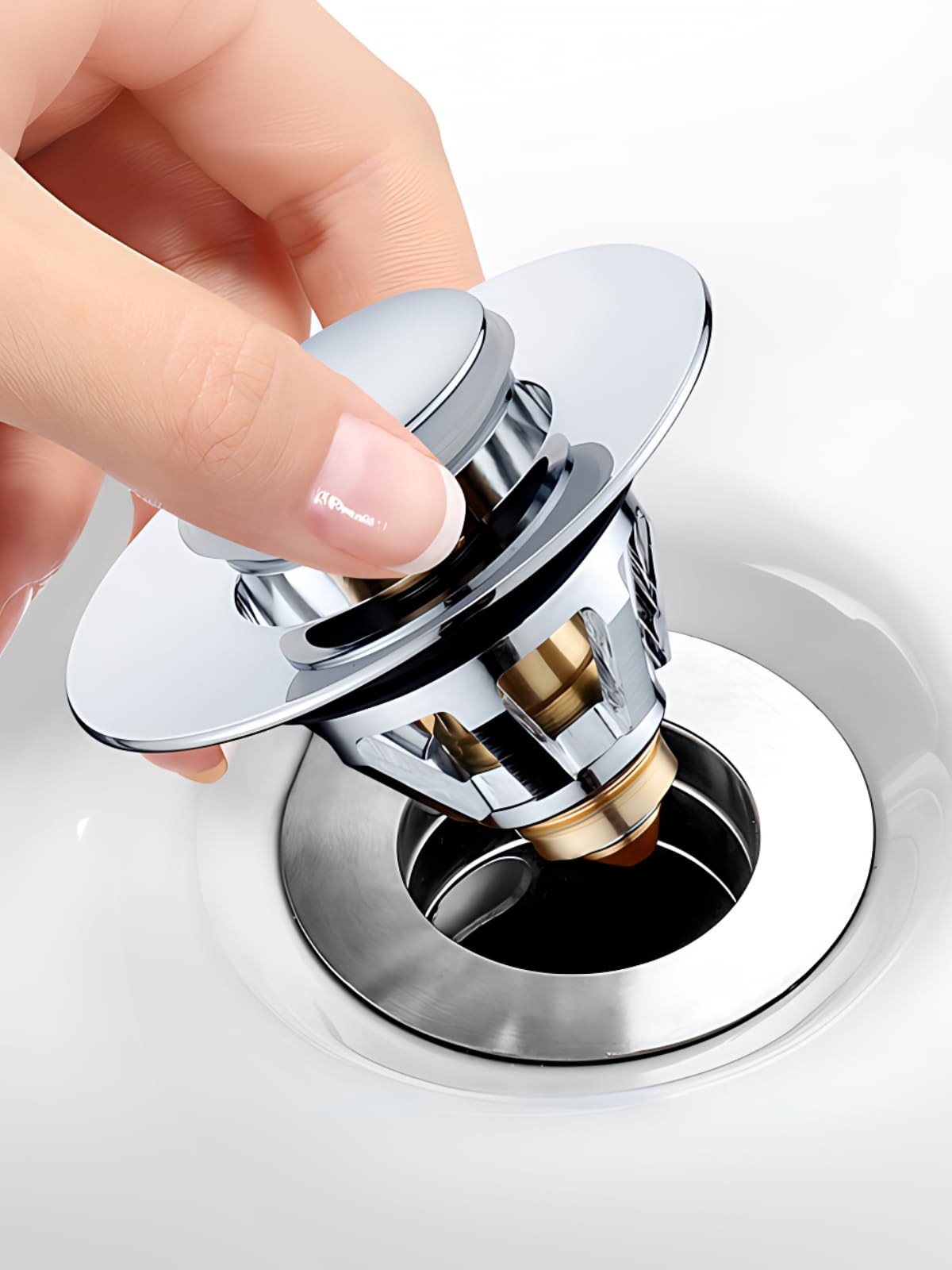 Sink Plug Replacement, Pop up basin plugs,Universal sink stopper, Stainless Steel Drain for Kitchen and Bathroom,Bath,Basin(A)