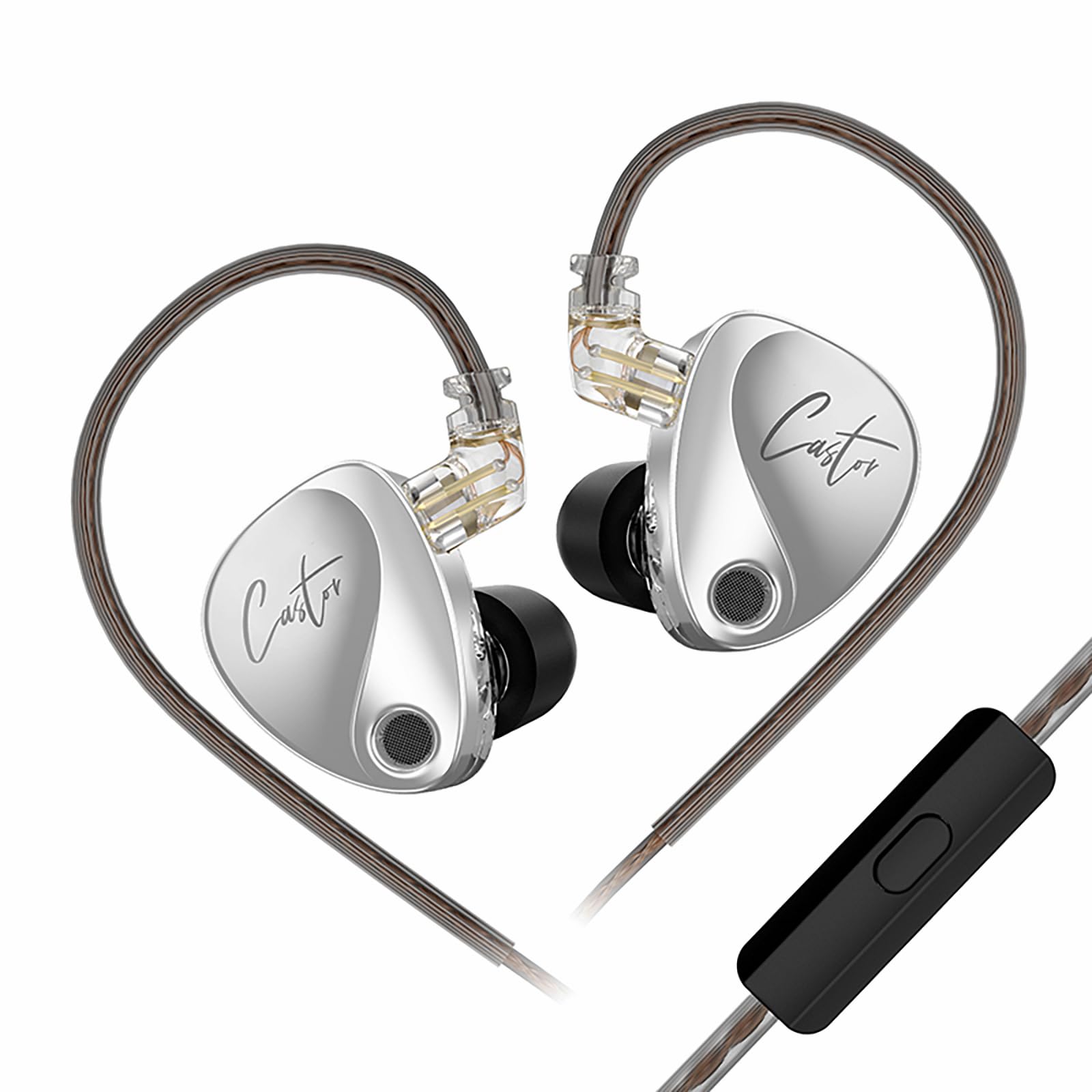 Amazon.co.jp: LINSOUL KZ Castorチューニング調整可能なデュアル