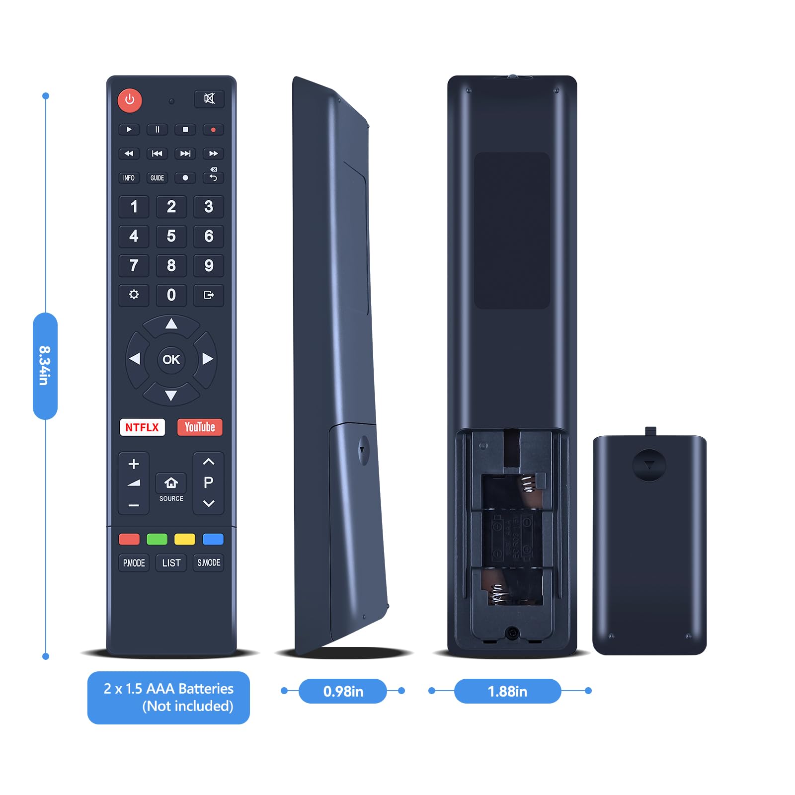 Amazon.com: PZL AW58B4K Replace Remote Control for Aiwa Smart