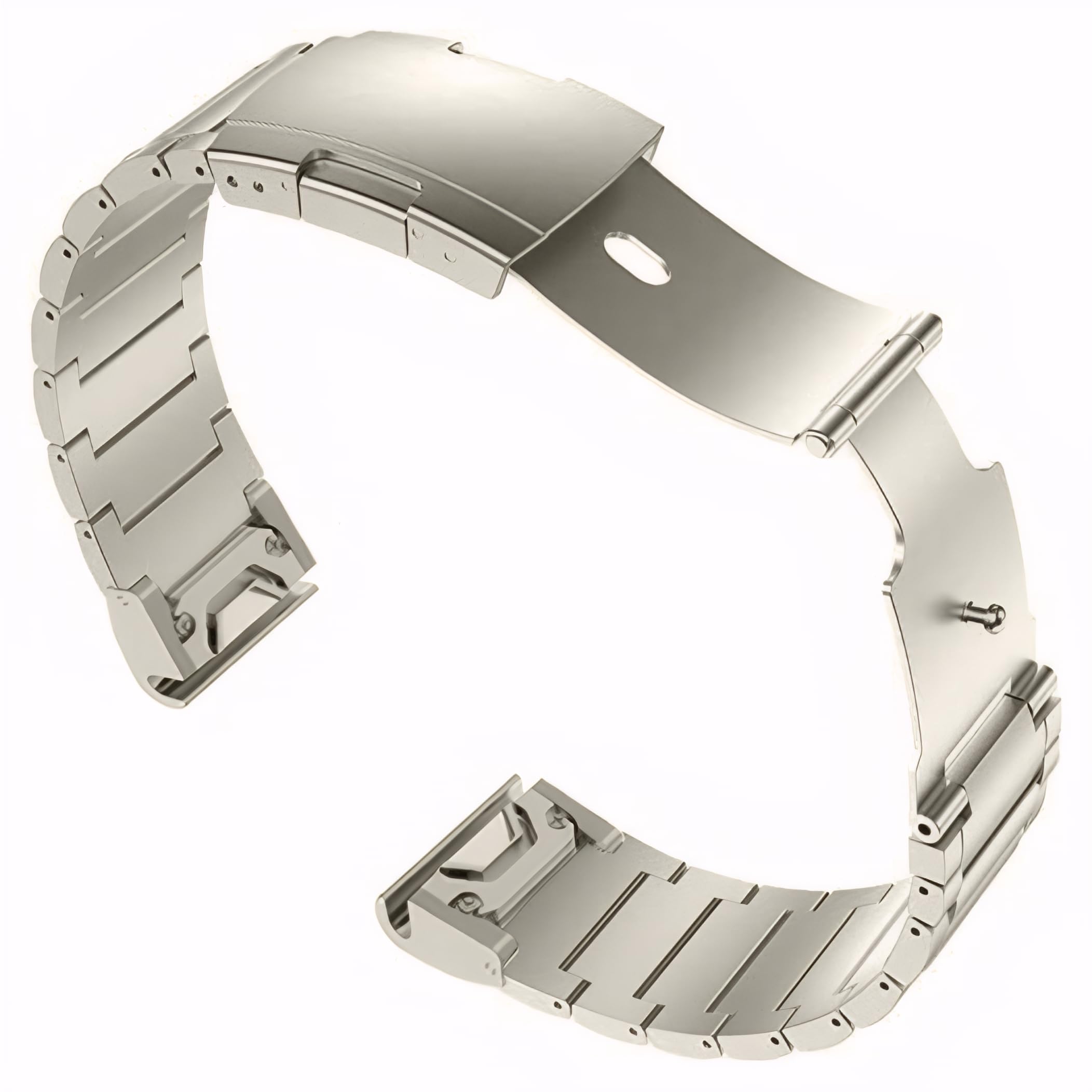 Bracelet Titane Garmin QuickFit 22mm, 3 Maillons, Titane