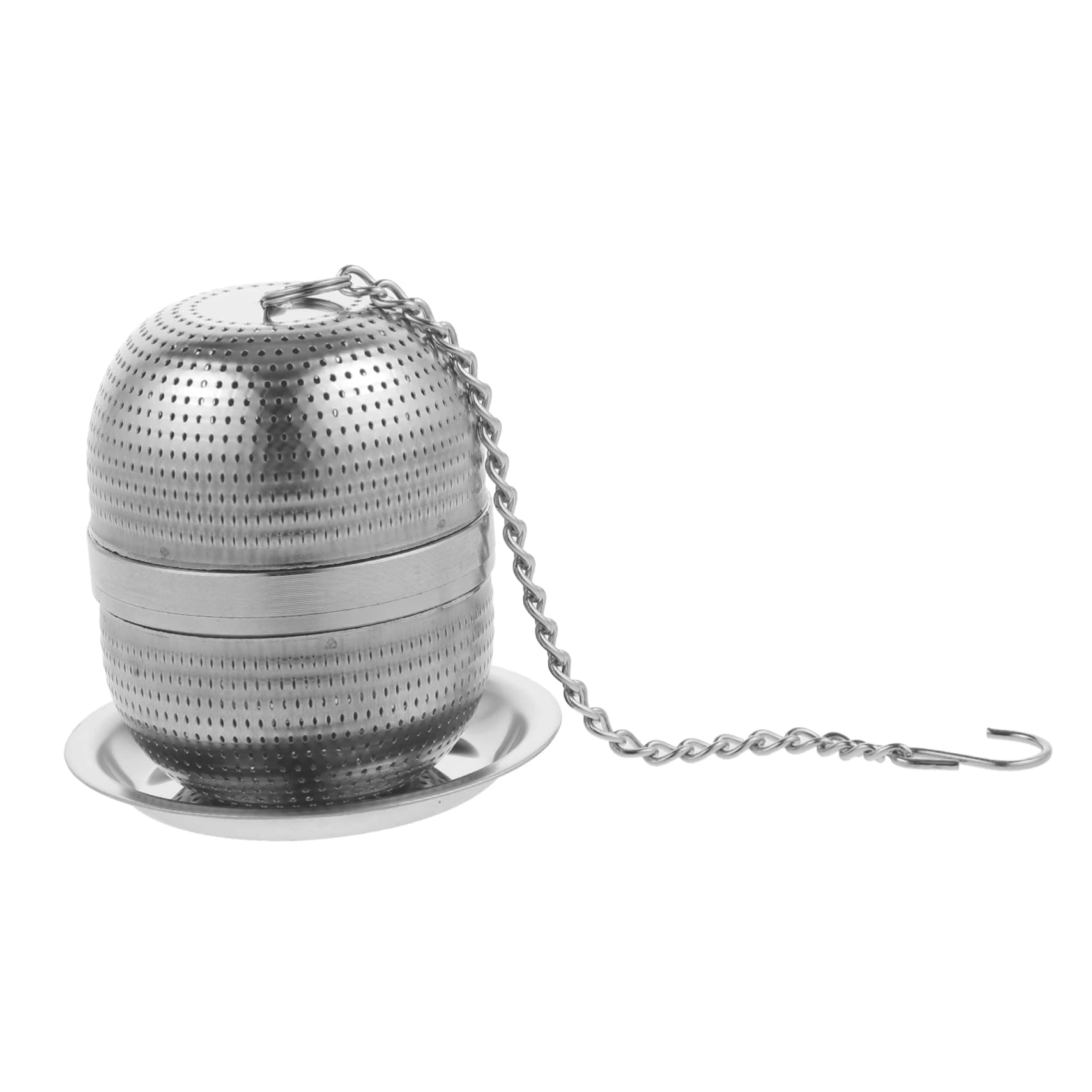 ABOOFAN 5 Piezas Filtro de bandeja de goteo infusor te infusionador de te colador de coladores de té para té suelto cosa infusor de té de cocina bola de filtro de té Acero inoxidable