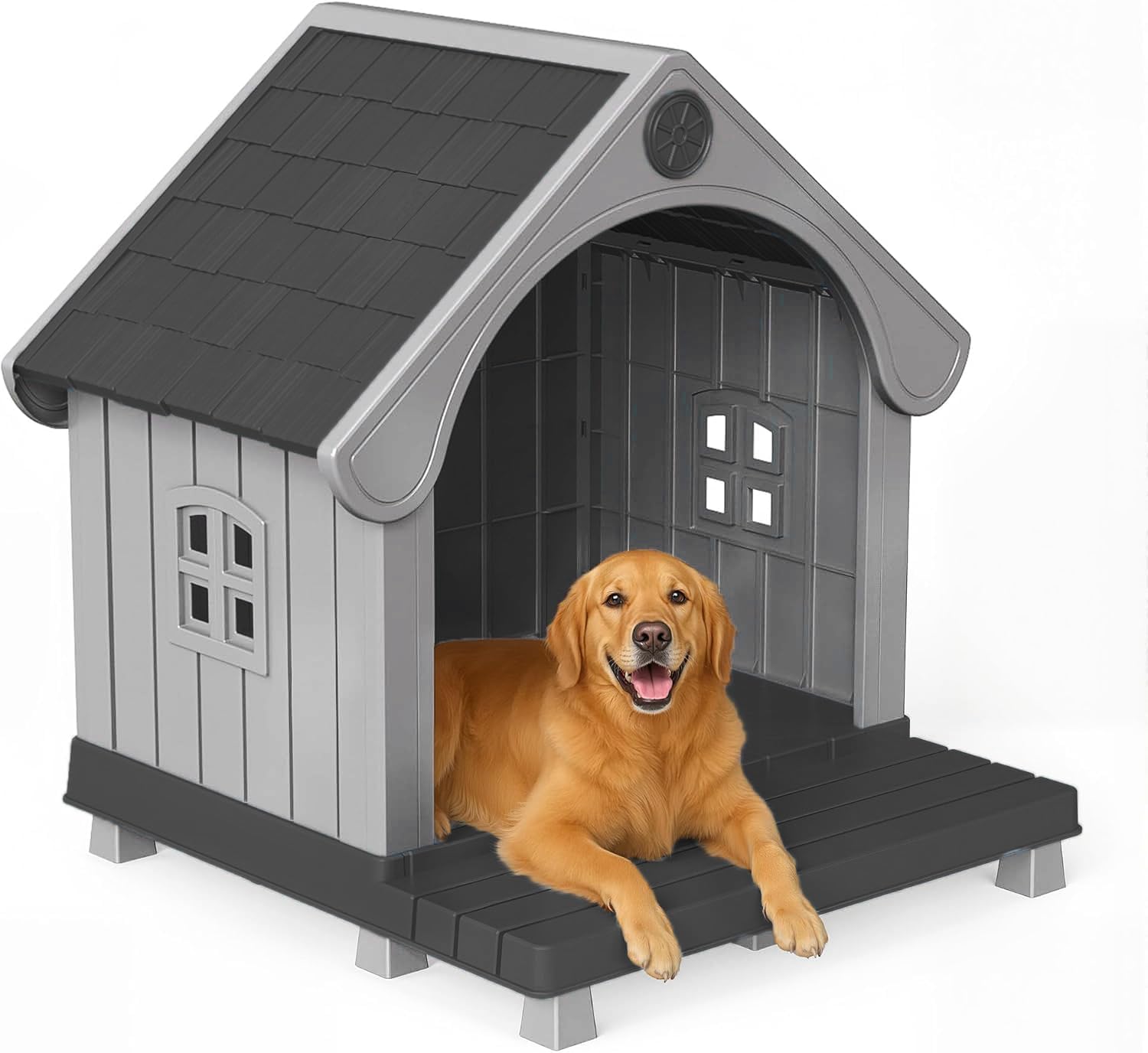 DRATO Large Dog House Gray