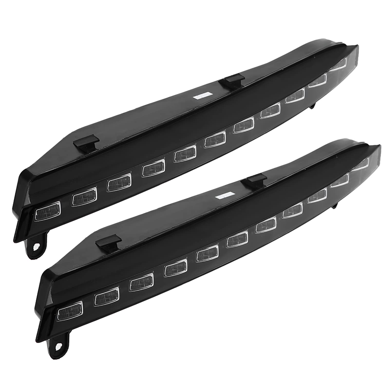 Luces de Circulación Diurna LED DRL para Coche 1 Par de Luces de Circulación Diurna para Coche, Señal de Giro, Luz Antiniebla LED DRL de 2 Colores para Q7 06-09