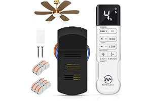 3-Speed Display Ceiling Fan Remote Control Kit with Dimming Function