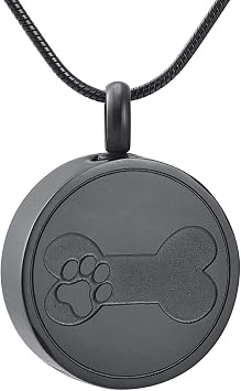 YUANYIRAN Urn Necklace for Pet Ashes 
