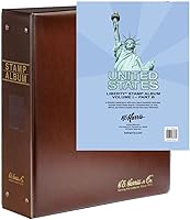 Vista 11 de H.E. Harris & Co. USA Liberty - Álbum de sellos postales con imágenes/ilustraciones (parte A 1847-1994) con carpeta de dos postes