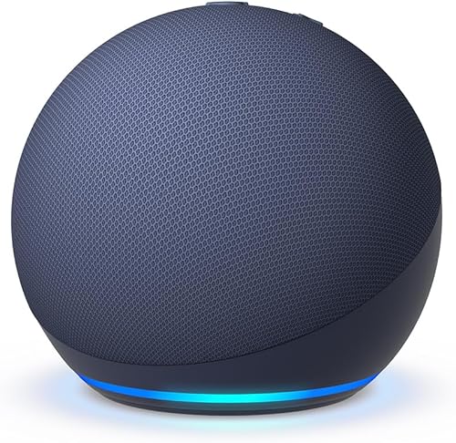 Echo Dot (Última generación) | Altavoz inteligente wifi y Bluetooth, con sonido más potente y de mayor amplitud | Azul marino, con Acceso Anticipado a Alexa+