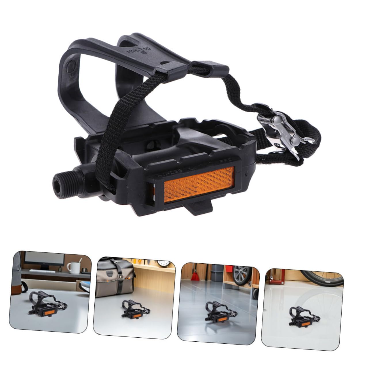 Hemobllo 2pares Correas para Pedales De Bicicleta Punteras Correas Reutilizables Cierre De Gancho y Bucle para Ciclismo Al Aire y Entrenamiento Gimnasio