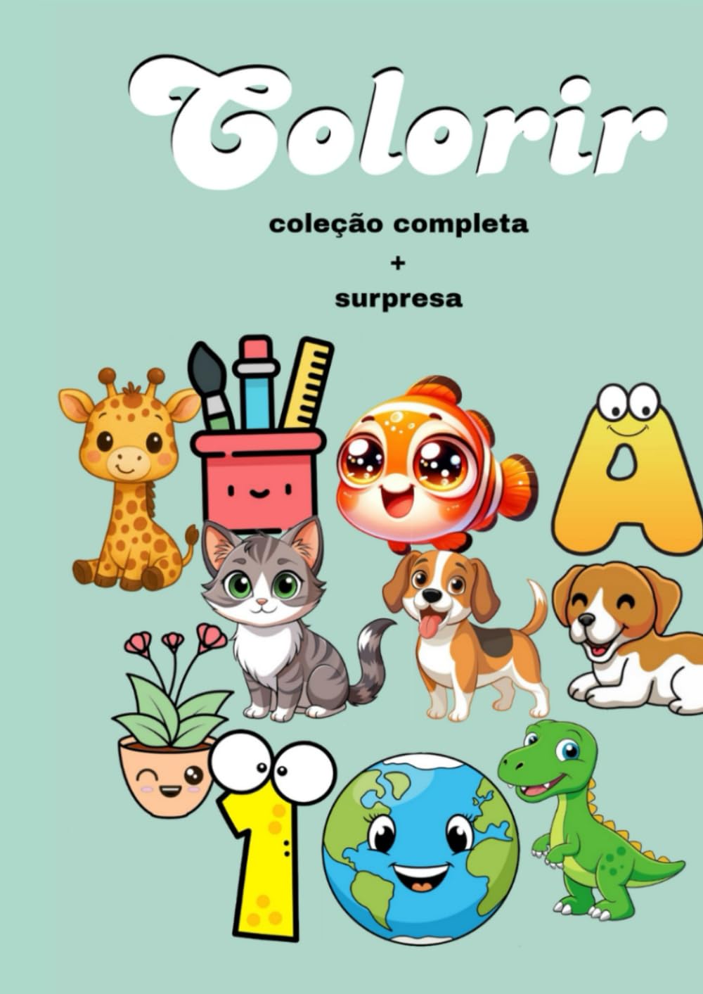Colorir: coleção completa + surpresa (Livros de colorir)