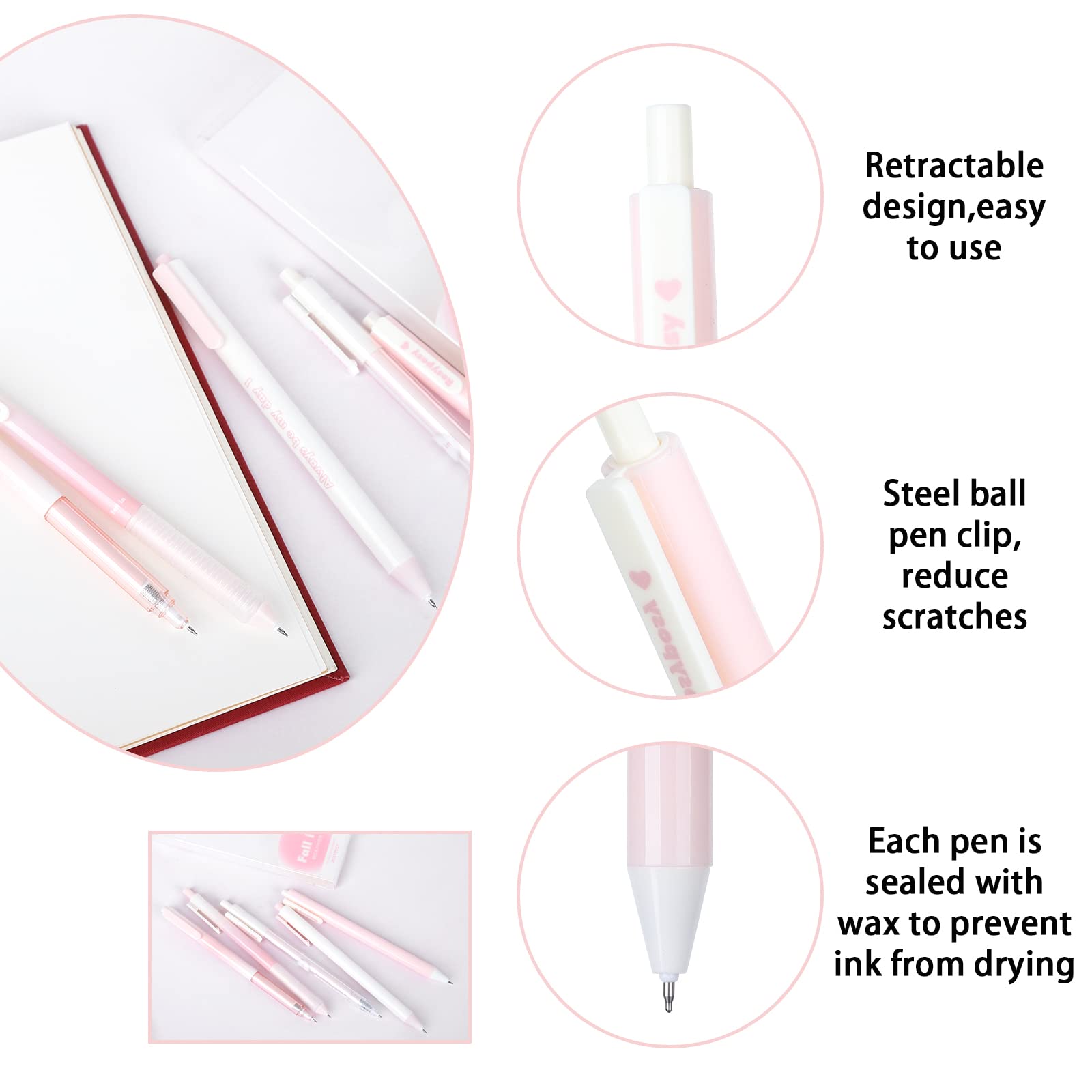 Deli Retractable Gel Pen 0.5mm Gel Ink Black Blue Red For School And Office Supplies From Gel Pens - Price 37.44
